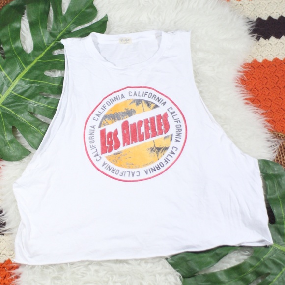 Brandy Melville Tops - John Galt Brandy Melville Crop Top OS